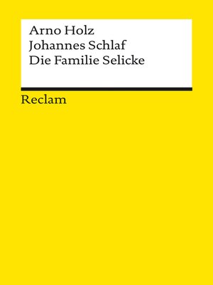 cover image of Die Familie Selicke. Drama in drei Aufzügen